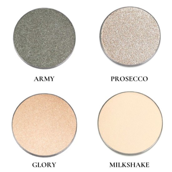 Refill compact eyeshadow Army (Shimmer)